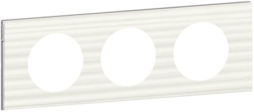 Рамка универсальная Legrand Celiane Corian 3-м. белый рельеф картинка